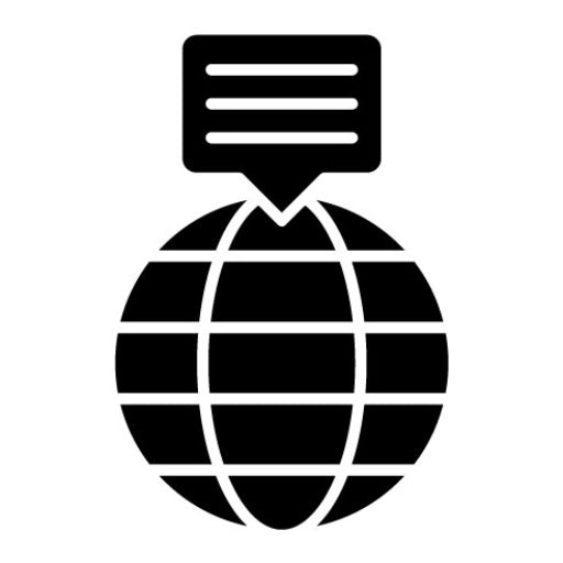 Internet Research Glyph Icon
