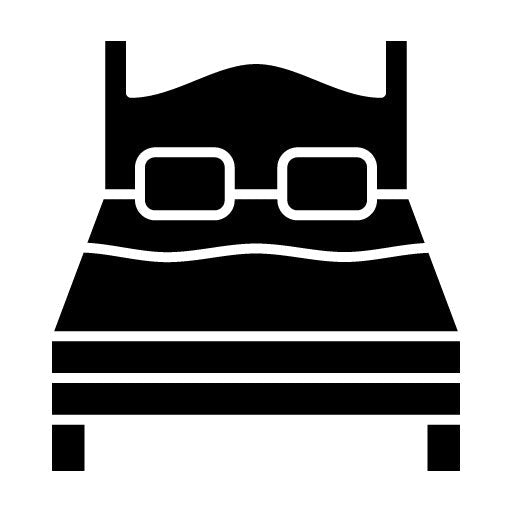 Double Bed Glyph Icon