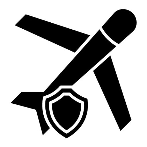 Travel Insurance Glyph Icon | Digital Nomad