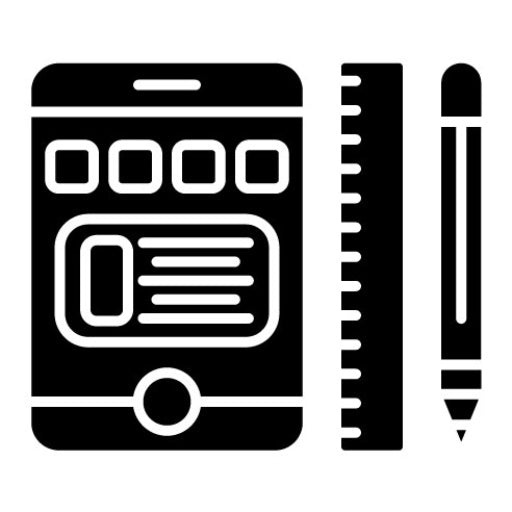 Ui Ux Designer Glyph Icon