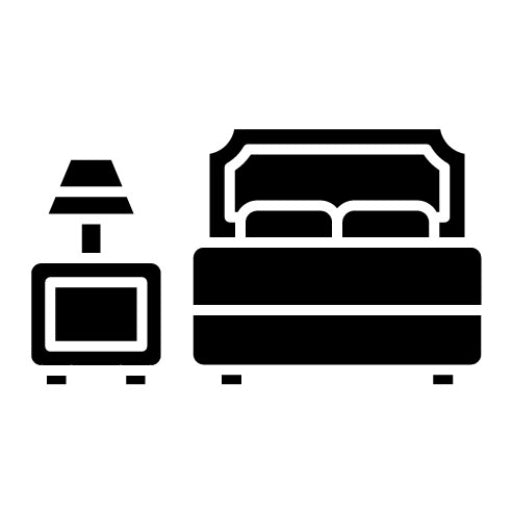 Accomodation Glyph Icon