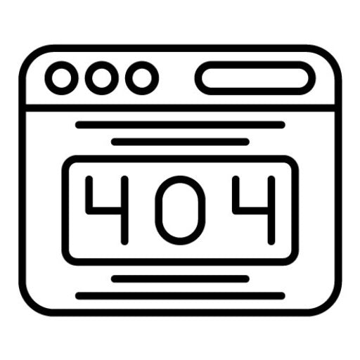 404 Error Icon | Internet Marketing