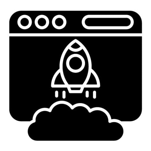 Landing Page Glyph Icon | Internet Marketing