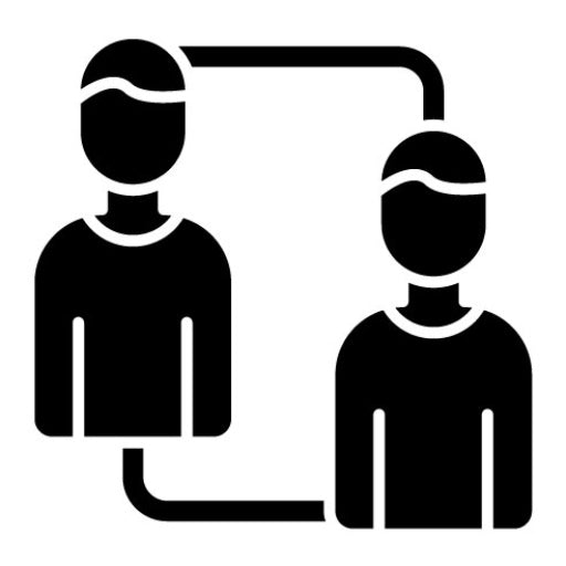 Referral Glyph Icon | Internet Marketing