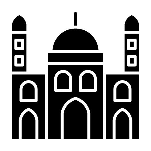 Mosque Glyph Icon