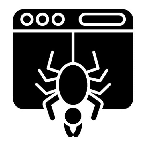 Spider Glyph Icon | Internet Marketing