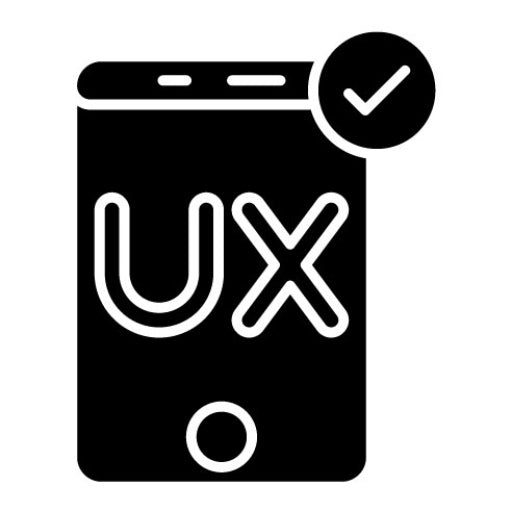 User Experience Glyph Icon | UX and UI