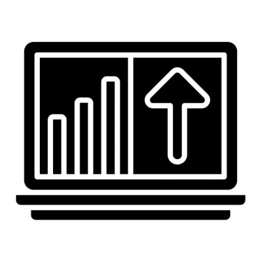 Clickstream Analysis Glyph Icon