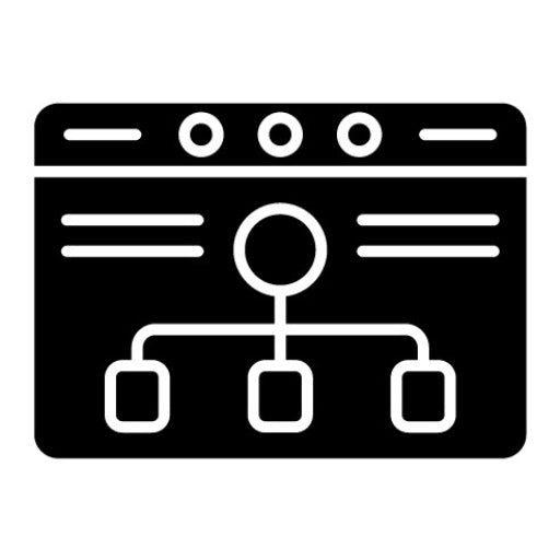 Ux Analytics Glyph Icon