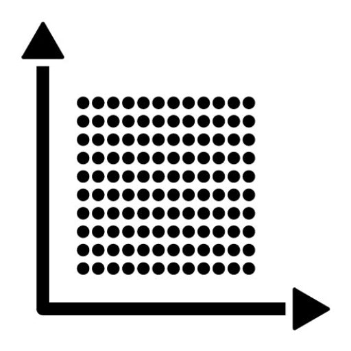 Dots Per Inch Glyph Icon