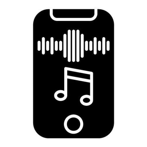Vertical Rhythm Glyph Icon