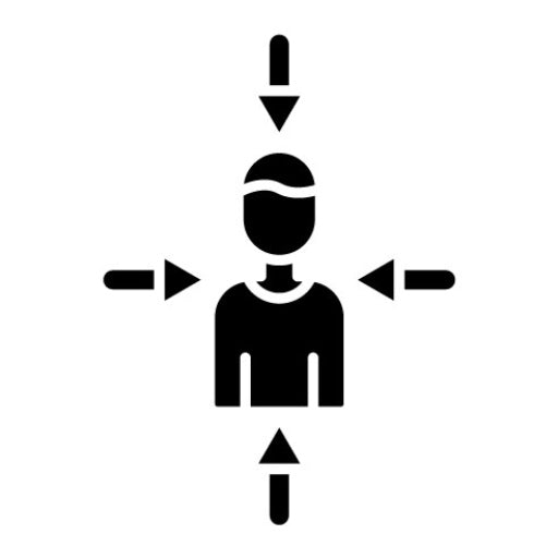User Centered Design Glyph Icon