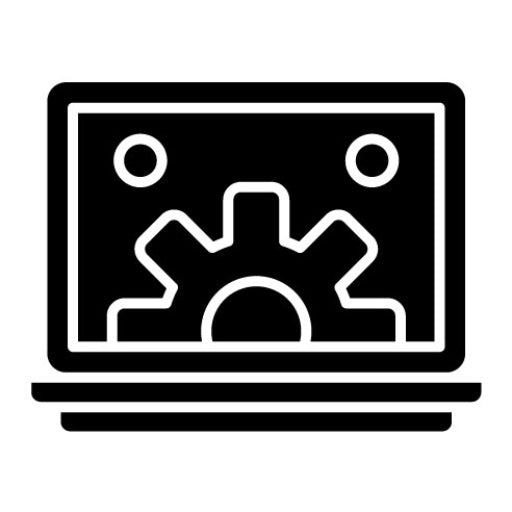 Content Management System Glyph Icon | UX and UI