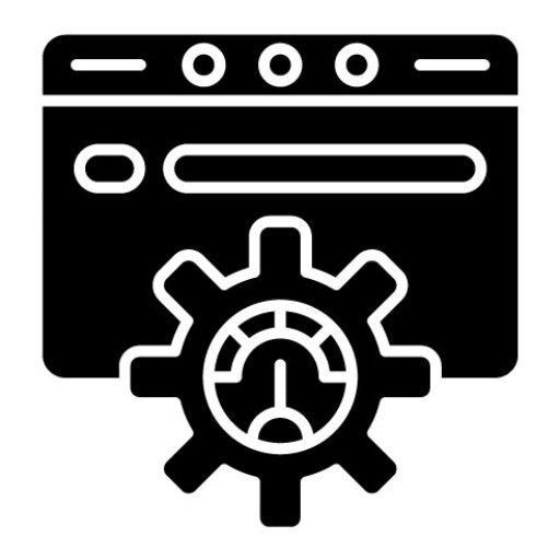 Search Engine Optimization Glyph Icon | UX and UI