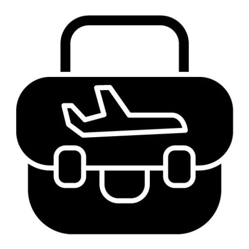 Business Travel Glyph Icon