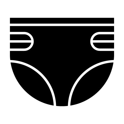 Diaper Glyph Icon