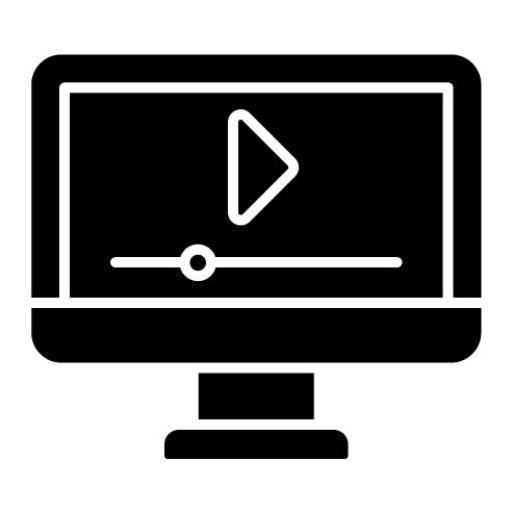 Webinar Glyph Icon