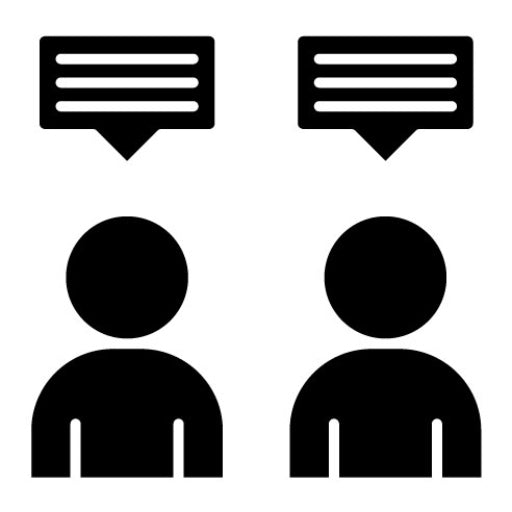 Communication Glyph Icon | Project Management