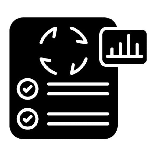 Workflow Automation Glyph Icon
