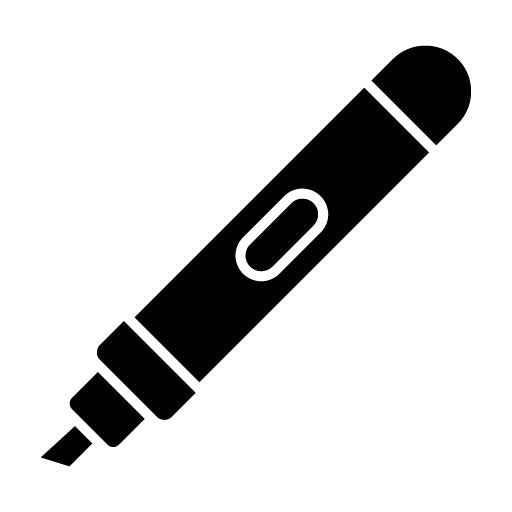 Marker Glyph Icon | Kindergarten