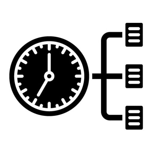Timetable Glyph Icon | Project Management