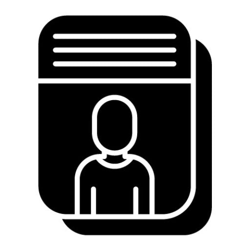 Buyer Persona Glyph Icon