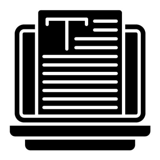 Ad Copywriting Glyph Icon | Marketing