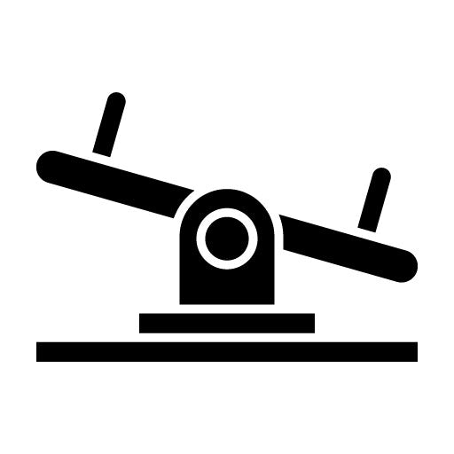 Seesaw Glyph Icon