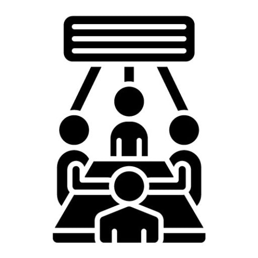 Workshop Glyph Icon | Marketing