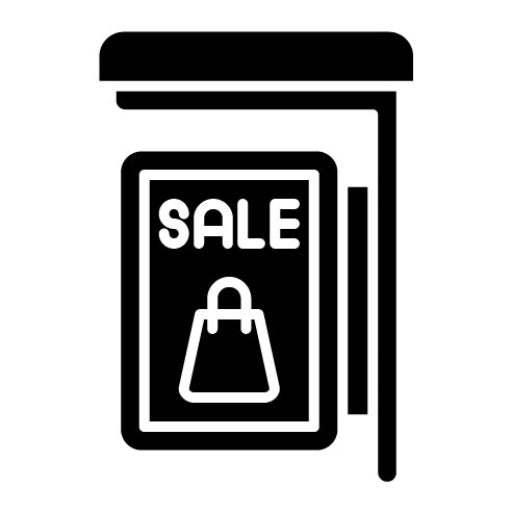Sale Glyph Icon | Marketing