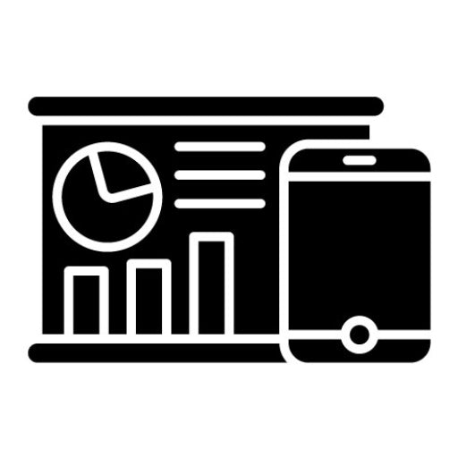 Balanced Scorecard Glyph Icon