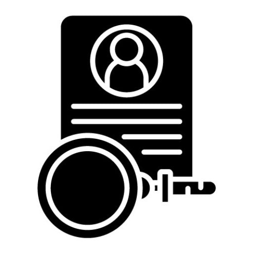 Recruitment Glyph Icon | Human Resources