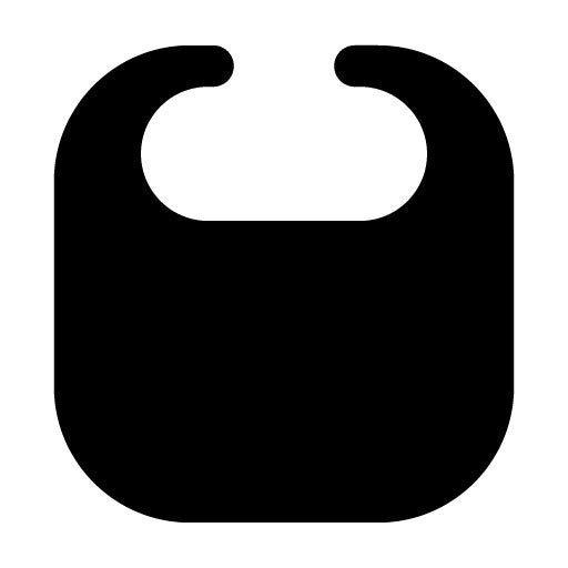 Bib Glyph Icon | Kindergarten