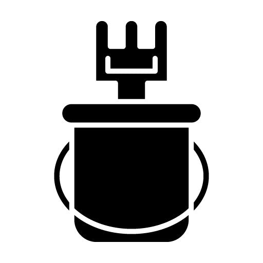 Sand Bucket Glyph Icon