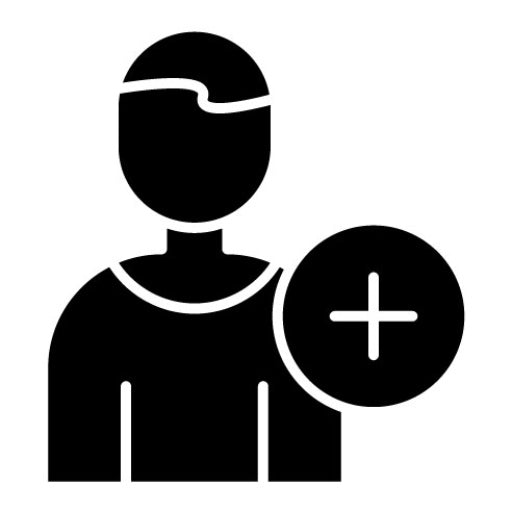 Add User Glyph Icon