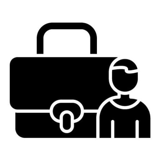 Broker Glyph Icon