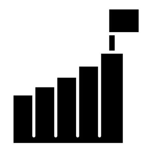 Go To Success Glyph Icon