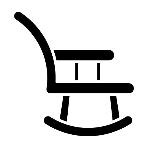 Baby Chair Glyph Icon | Kindergarten