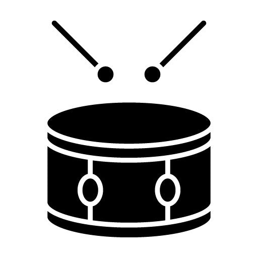 Drum Glyph Icon