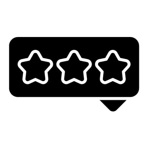 Rating Star Glyph Icon