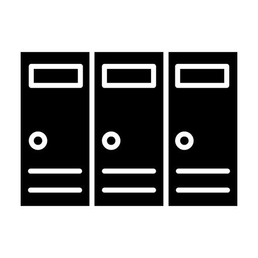 Locker Glyph Icon