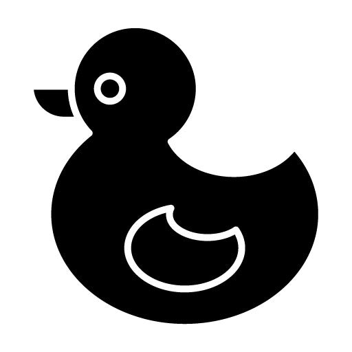 Duck Toy Glyph Icon