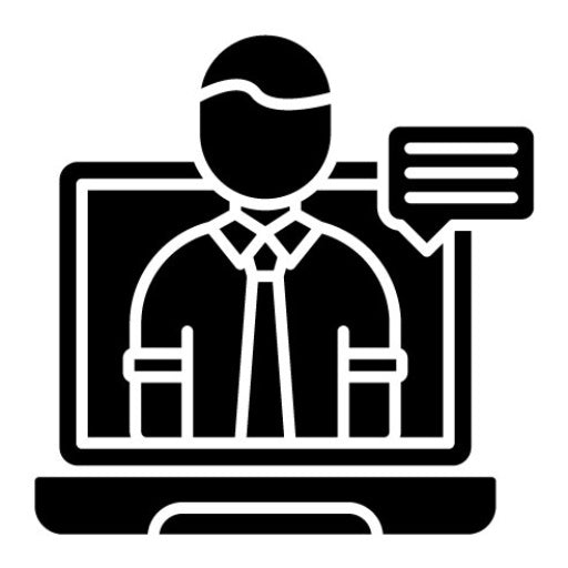 Teleconference Glyph Icon