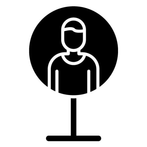 User Placeholder Glyph Icon