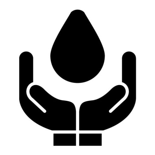 Water Conservation Glyph Icon
