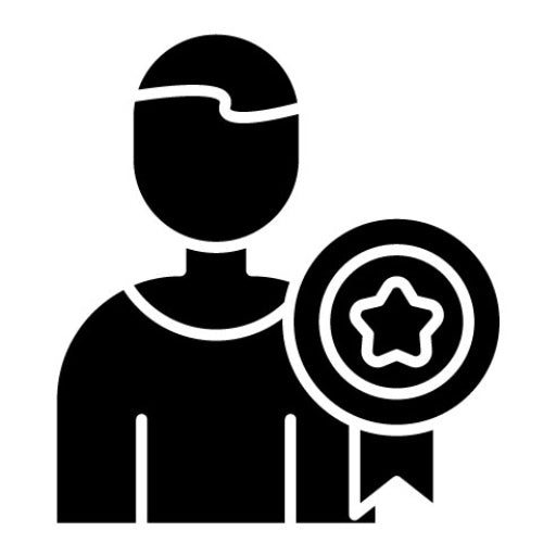 Winner Glyph Icon | Business People