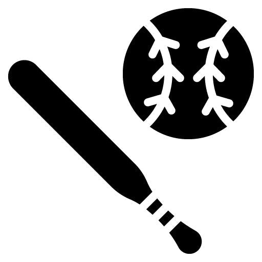Baseball Glyph Icon | Sport Equipment