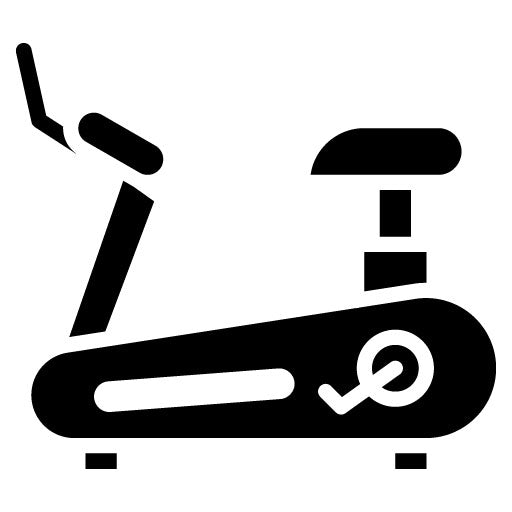 Bicycle Simulator Glyph Icon