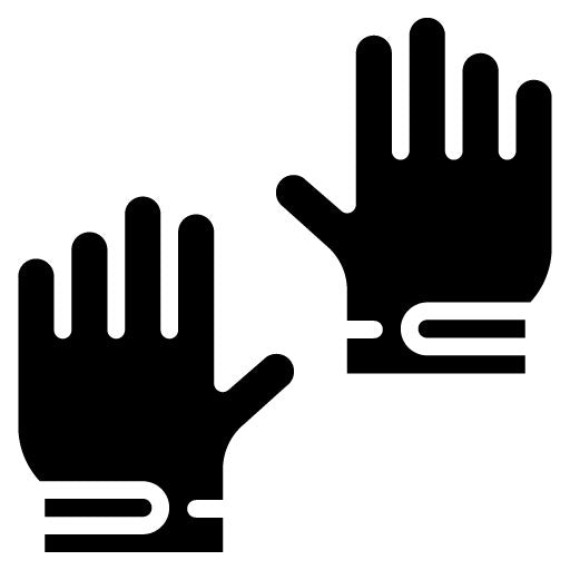Goalkeeper Glove Glyph Icon