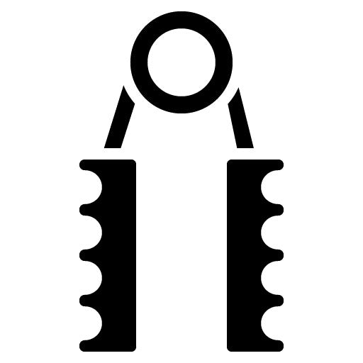 Hand Gripper Glyph Icon